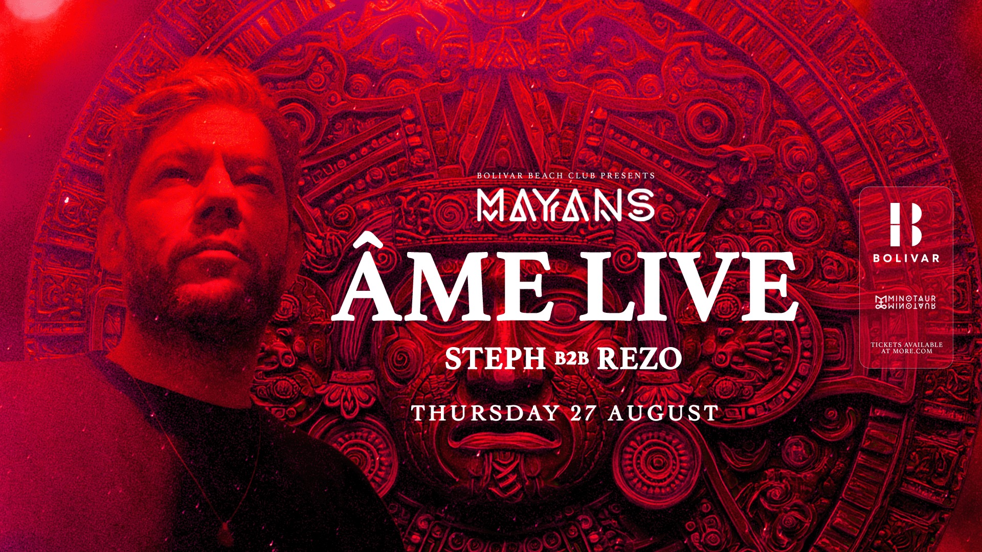 Bolivar, Alimos, Greece - Mayans w/ Âme Live